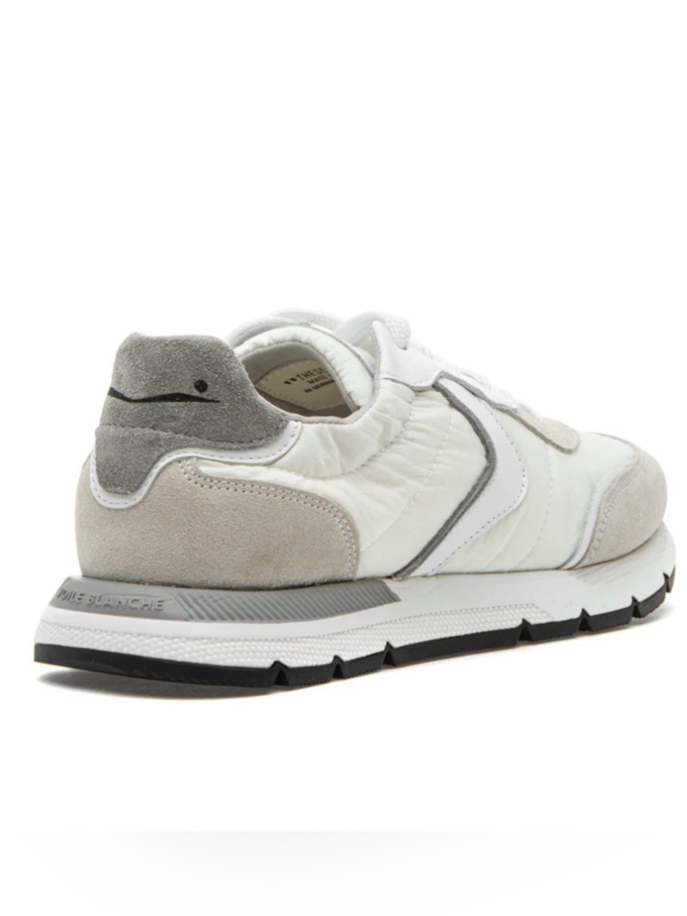 NWT VOILE BLANCHE STORM FLEX SNEAKER WHITE/GREY - Picture 3 of 15